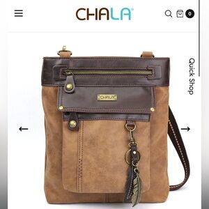 Chaka Brown Boho Suede Crossbody